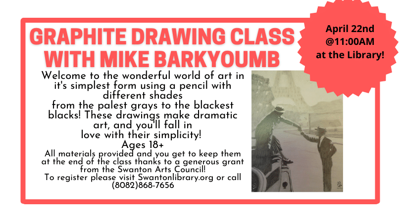 Graphite drawing class With Mike Barkyoumb