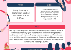 Big sister Mentorship program!