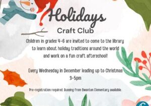 Holiday Craft Club